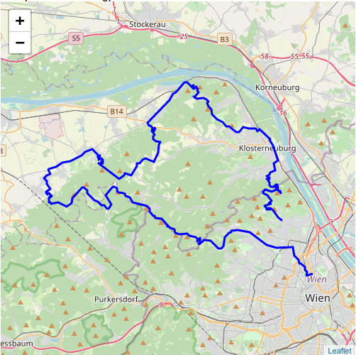 GPX path rendered on a Map